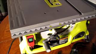 RYOBI RTS08 Compact 8 1/4" Table Saw from Home Depot