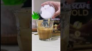 COFFEE LATTE using NESCAFE GOLD #coffee #milkcoffee #icedcoffee #nescafe