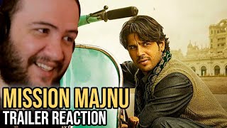 Mission Majnu Trailer Reaction | Sidharth Malhotra, Rashmika Mandanna | Netflix India