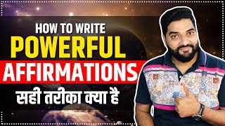 Right Technique To Write Affirmations Law of Attraction | Live Book Workshop by Amit Kumarr