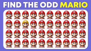 Find the ODD One Out Super Mario Edition 🍄 | Spot the Differences Super Mario Br