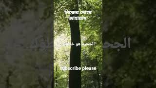 নিজের দোষে জাহান্নাম الجحيم هو خطؤك. #subscribe #waz #vairalvideo #vairalshort #nature #islamicvideo