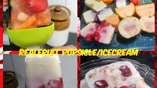 #How to make Fresh Fruit Popsicle #REAL Fruit Icecream 100% Pure #Punjabi Kitchen Recipe