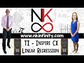 TI - Nspire CX Tutorial – Linear Regression