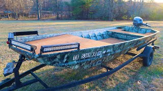 Flat Bottom Boat Transformation!