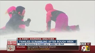 Families scrambling after rough week