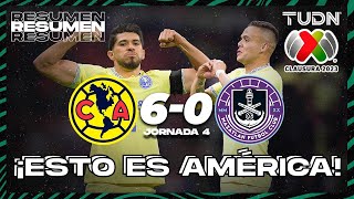 Resumen y goles | América 6-0 Mazatlán | Liga Mx - CL2023 J4 | TUDN