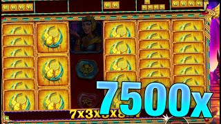 Book of the Golden Sands INCREDIBLE 7500x+ Win!