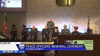 Red Bluff ceremony remembers officers killed in line of duty