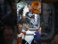 iss astronauts celebrate thanksgiving abc news