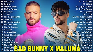 Maluma X Bad Bunny Mix Exitos 2023 - Maluma X Bad Bunny Lo Mejor Canciones 2023 - Lo Mas Nuevo 2023