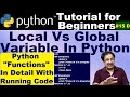Python Local And Global Variable | Difference Between Local And Global Variable In Python