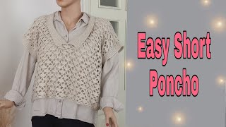 Savior Clothing for Everyone / Easy Crochet Crochet Poncho Making / Knitted Poncho #dıy