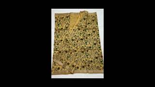 2399 mangalagiri pure handloom patt by cotton jari border printed saree contact pallu with