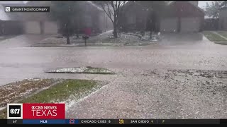North Texans dealing with hail damage after overnight storms