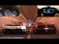 laferrari vs ferrari enzo insane rev battle