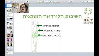 יציבה טובה מהמותן לצוואר