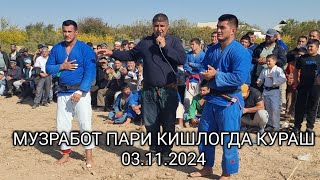 МУЗРАБОТ ПАРИ КИШЛОГДА КУРАШ 03.11.2024