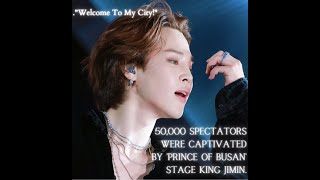 161022 Jimin Dose - 50,000 spectators were captivated by 'Prince of Busan' STAGE KING Jimin.