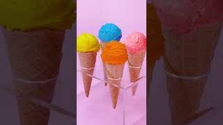 Amazing Ice Cream Cone Mixed Sprinkle #shorts