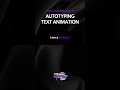 Auto Typing Text Animation with HTML CSS JavaScript | Typewriter Effect Tutorial