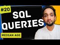 Median Age - SQL Interview Query 20 | SQL Problem Level