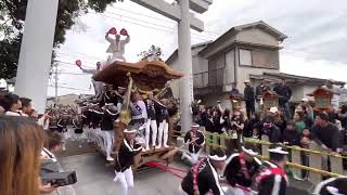 八代寸神社　極楽寺町【宮入】