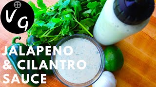 Creamy Fire Roasted Jalapeno and Cilantro Sauce