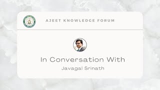 AKF   In conversation with Javagal Srinath