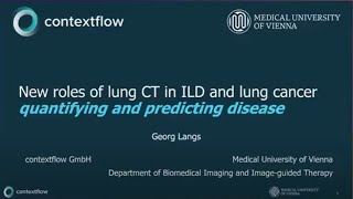 New roles of lung CT in ILD and lung cancer - quantifying and predicting disease