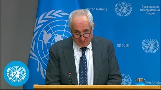 Central Emergency Response Fund, Syria \u0026 other topics - Daily Press Briefing | United Nations