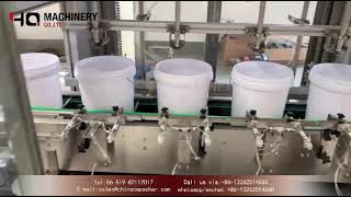 5 gallon jug filling machine with weigh scale|YQ machinery liquid pail filler