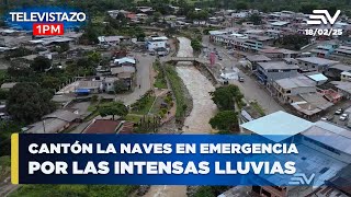 Cantón La Naves en emergencia por las lluvias | Televistazo 1PM #ENVIVO🔴