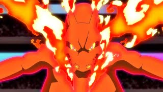 Gigantamax Charizard vs Mega Gardevoir (SUB) - Leon vs Diantha - Pokémon Journeys: The Series