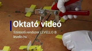 Oktató videó LEVELLO® szintező rendszer