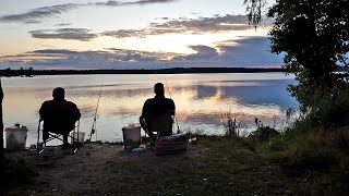 Рыбалка с Ночевкой на Чигиринском Водохранилище. Карась и Подлещик на Фидер. Рыбалка на Карася.