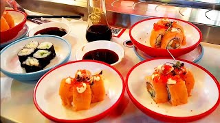 YO! Sushi Japanese Restaurant! 🍣🥡🍤🥢Short VLOG #sushi #restaurant