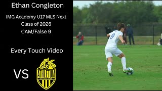 Ethan Congleton | Every Touch VS Athletum FC U17 MLS Next | Class of 2026