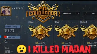 MR.CONQUEROR (MADAN ) killed in live stream