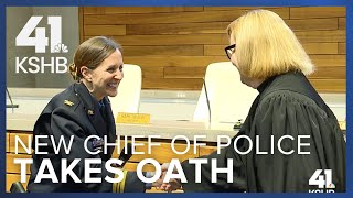 New KCPD Chief of Police takes oath of office