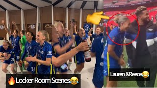 Reece James Sister “spotted”laughing at Him!😂Mad Dressing Room Trophy Celebration🤭FA Cup Champions
