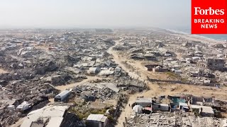 Drone Footage Captures Scale Of Destruction From Israeli Strikes In Gaza