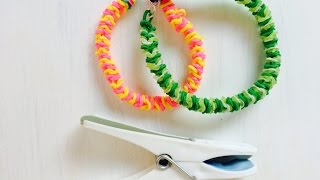 🔵 DIY-Il Bracciale con Elastici Più facile del mondo- con MOLLETTA! By Lilla