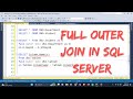 12 | FULL OUTER JOIN | Query using FULL OUTER JOIN | JOIN  IN SQL | SQL SERVER | DBMS | In Nepali.