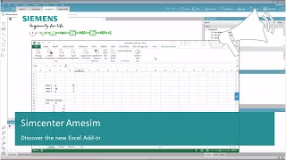 [WHAT'S NEW Simcenter Amesim] Discover the new Excel Add-in