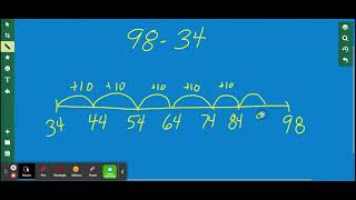 "Adding-Up" Subtraction Strategy