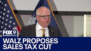 Gov. Walz proposes 'first sales tax cut' in Minnesota history