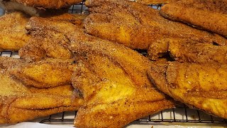 PAN FRIED CROAKER ( FISH\u0026GRITS)