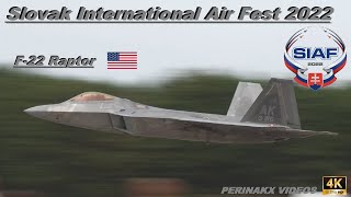 F-22 Raptor ▲ United States Air Force 🇺🇸 ▲ SIAF 2022