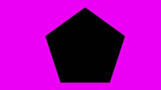 Black Pentagon Magenta Background Right To Left